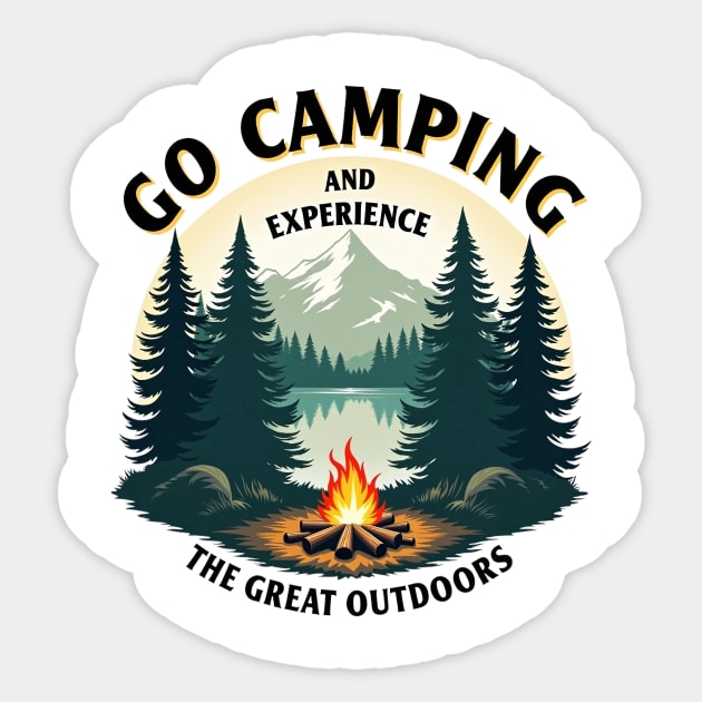 Go Camping Sticker by BA